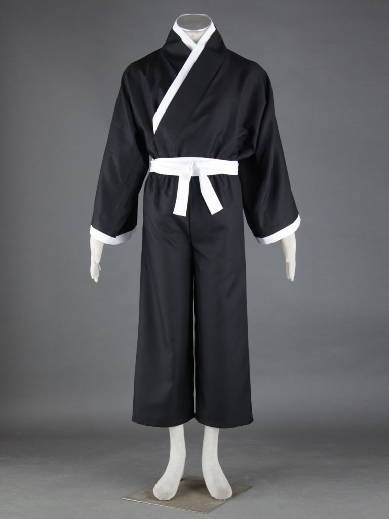 Bleach Gotei Thirteen Renji Abarai Lieutenant of the 6th Division Soul Reaper Kimono Cosplay Costumes